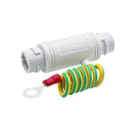 Fazvncv Parafoudre réseau Gigabit RJ45 Protection extérieure étanche Connectivité stable