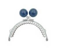 Fazvncv Poignée de sac à main avec cadre en métal et bandoulière réglable, Noir , One Size