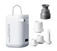 Fazvncv Pompes à air portables de camping avec compresseur sous vide léger intégré pour matelas gonflable, bateau, gonflage rapide