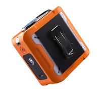 Fazvncv Ventilateur portable à clip de taille double usage pour bureau, alimentation mobile, flux d'air puissant, ventilateur de ceinture de refroidissement