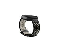 Fitbit FB174SBBKWTL accessoire intelligent à porter sur soi Bande Noir, Blanc Aluminium, Silicone