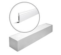FB2 WALLSTYL Plinthe - 10 pièces (20 m) - 100 x 13 x 2000 mm - NOËL & MARQUET - une marque de NMC - Polystyrène haute densité