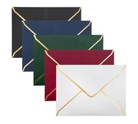 FBANULPEX Cartes d'invitation pour les mariages, Enveloppes Phnom Penh multicolores for Invitation de mariage, 18.5cm x 13.5cm, 20 pièces(5 color miexd)