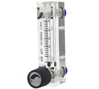 FBANULPEX Débitmètre de gaz en Acrylique, Débitmètre d'air et d'azote avec vanne de régulation, 1 pièce(0.11LPM)