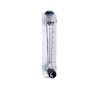 FBANULPEX Débitmètre de gaz en Acrylique, Débitmètre de gaz Femelle BSPT, débitmètre d'air, rotamètre avec vanne de régulation(12120LPM)