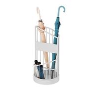 FBANULPEX Porte-parapluies en métal, Porte-parapluies, Seau à Parapluie, Support de Rangement for parapluies, for Entreprise familiale, hôtel, Bureau(White,25 * 25 * 55cm)