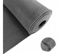 FBANULPEX Tapis de Sol de Drainage antidérapant en PVC | Zone humide multicolore 1,2 x (1-15) m : salle de bain, cuisine, piscine, restaurant, garage, bar.(Grey,1.2x13m)