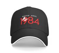 FBBINKA Casquette de Baseball Film Ghostbusters-1984, Hip Hop Ghost Busters, Chapeau Sandwich de Dessin animé pour Hommes et Femmes, Couvre-Chef de Sport réglable Cadeau
