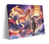 FBBINKA Game Genshin Impact Mavuika - Décoration murale moderne et esthétique - Cadeau pour un ami - Style Mavuika - 20 x 30 cm