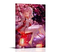 FBBINKA Game Genshin Impact Yae Miko - Décoration murale moderne et esthétique - Cadeau pour un ami - 30 x 45 cm