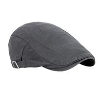 FBBULES Bérets Homme Femme Respirant Casquette Plate Ancien Béret Conduite de Golf Chapeau Gavroche Réglable Vintage Gatsby Ivy Cap pour Printemps, Été et Automne Grise Taille Unique