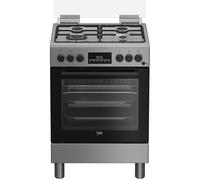 FBE62310GX Cuisinière à gaz avec four électrique n°4 brûleurs 60 x 60 cm Inox