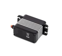 FBFTGMRMTA Moteur sans Noyau, 8.4V, 60kg.cm, 81g, 0.14S/60 °, Haute Tension, Couple élevé, servomoteur, engrenage en Acier, boîtier entièrement CNC étanche(Servo with 24mm Arm)