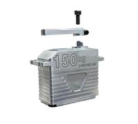 FBFTGMRMTA Servomoteur numérique sans balais Alu 7075, 150kg, 15T, 180°, 7.4V-16.8V(Black180 Degrees)