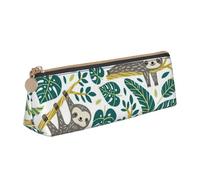 FBGHHTY Adorable trousse à crayons avec motif paresseux - Grande capacité - Triangle - Pour tous les jours, l'école, l'université