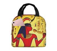 FBGHHTY Ancient Egypt Tribe Series Sac à déjeuner réutilisable pour garder les aliments au chaud pour l'école, les pique-niques, adultes et enfants