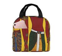 FBGHHTY Ancient Egypt Tribe Series Sac à déjeuner réutilisable pour garder les aliments au chaud pour l'école, les pique-niques, adultes et enfants