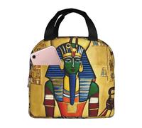 FBGHHTY Ancient Egypt Tribe Series Sac à déjeuner réutilisable pour garder les aliments au chaud pour l'école, les pique-niques, adultes et enfants