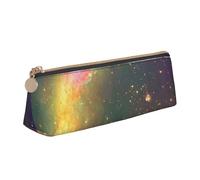 FBGHHTY Belle trousse à crayons pour étudiant avec motif galaxie - Grande capacité - Pochette triangulaire - Pour tous les jours, l'école, l'