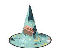 FBGHHTY Chapeau de fête pour adultes avec imprimé hot dogs et limonade