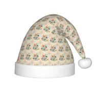 FBGHHTY Chapeau de Noël imprimé chimie pour enfants et adultes, accessoire de vacances pour fête, Noël, Nouvel An