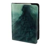 FBGHHTY Étui portefeuille pour passeport et documents de voyage Motif The Sea Witch 14 cm