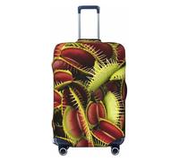Fbghhty Housse de protection universelle pour valise de voyage élastique lavable Motif carnivore, Noir , L
