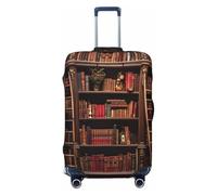 Fbghhty Housse de protection universelle pour valise de voyage élastique lavable pour bibliothèque, Noir , L