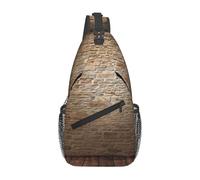 FBGHHTY Lights hit the brick wallPrint Cross Chest Bag for Men Women Sling Backpack Daily Work Outdoor Adventures Travel