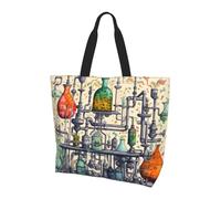 FBGHHTY Sac à bandoulière élégant et léger de grande capacité avec imprimé chimie