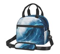 FBGHHTY Sac à déjeuner isotherme avec impression HD - Grande capacité - Grande capacité - Pour repas, boissons, collations