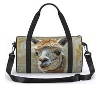 FBGHHTY Sac à dos de sport léger avec imprimé lama alpaga et lama