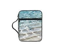 FBGHHTY Sac de rangement souple avec impression d'eau de mer transparente pour écritures - Étanche - Pour le culte, les voyages, la dévotion