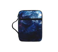 FBGHHTY Sac de rangement souple et imperméable pour l'écriture de la Bible imprimé planète Univers pour culte, voyage, dévotion