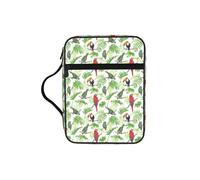 FBGHHTY Sac de rangement souple imperméable avec imprimé perroquet, oiseaux et arbres tropicaux, pour le culte, les voyages, la dévotion