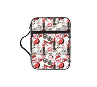 FBGHHTY Sac de rangement souple pour rouge à lèvres, parfum, impression artistique de la Bible, support pour écriture, culte, voyage, dévotion