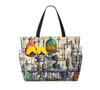 FBGHHTY Sac de voyage imperméable à imprimé chimie pour la plage, les vacances, le camping, les activités de plein air