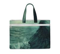 FBGHHTY The Sea Witch Sac fourre-tout en toile de grande capacité pour livres, fournitures de bureau, déplacements et réunions d'affaires