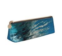 FBGHHTY Trousse à crayons avec imprimé dauphin drôle - Grande capacité - Triangle - Pour tous les jours, l'école, l'université