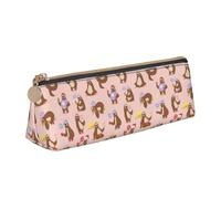 FBGHHTY Trousse à crayons avec motif paresseux mignon - Grande capacité - Triangle - Pour tous les jours, l'école, l'université