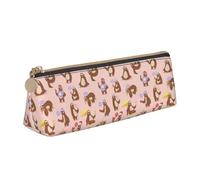 FBGHHTY Trousse à crayons avec motif paresseux mignon - Grande capacité - Triangle - Pour tous les jours, l'école, l'université