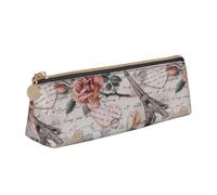 FBGHHTY Trousse à crayons avec motif Tour Eiffel de Paris - Grande capacité - Triangle - Pour tous les jours, l'école, l'université