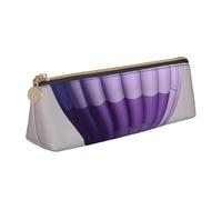FBGHHTY Trousse à crayons motif montgolfière lavande grande capacité pour étudiant - Pochette triangulaire - Pour tous les jours, l'école, l'université