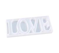 FBGood Moules en Silicone Love - Moule en Cristal époxy Love Moule en Silicone, Moule de Signe d'amour pour la Résine époxyde, Décoration de Table de Bricolage, Mariage, Cadeaux de Saint Valentin