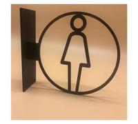 FBHappiness Panneaux de signalisation pour Toilettes Hommes et Femmes, Parking d'hôtel, centPanneaux de signalisation pour Toilettes Hommes et Femmes, Parking d'hôtel, Centre Commercial