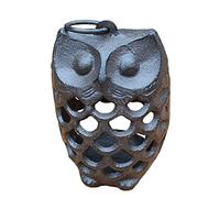 FBHDKJNFG Accessoires de jardin, bougeoir hibou, lanterne, porte-lampe chauffe-plat en fer forgé style ancien, décorations de Noël, d'Halloween, de mariage, de fête ou de salle à manger // 95