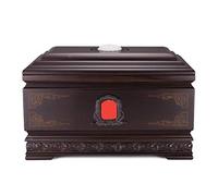 FBHDKJNFG Crémation des Cendres/Cercueil, Urnes funéraires en Bois « The Last Warmth » for Cendres humaines, Urnes funéraires en Bois Artisanales gravées « Star of Light ».