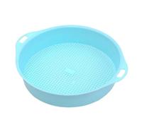 FBHDKJNFG Les Jardins, Sifting Pan Plastic Garden Sieve Riddle Composy Soil Stone Mesh Gardening Tools