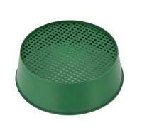 FBHDKJNFG Les Jardins, Soil Sieve Plastic Garden Sieve Riddle Green for Compost Soil Stone Mesh Soil Sieve Filtration Large Stones and Twig from Soil Garden Tool