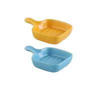 FBHDKJNFG Petits bols à sauce en céramique Ceramic Dip Bowls Set With Handle For Soy Sauce, Vinegar, And Condiments - Multicolor(I)